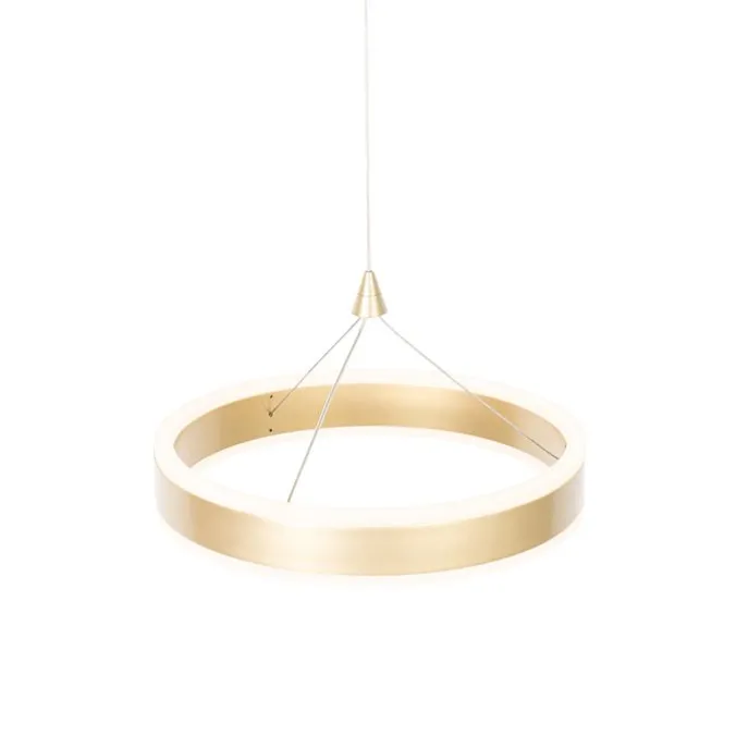 Hängelampe Messing 30 cm inkl. LED 3-stufig dimmbar - Lyani