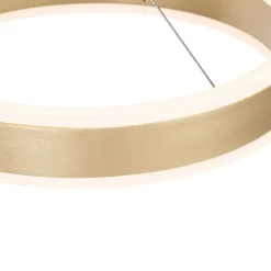 Hängelampe Messing länglich inkl. LED 3-stufig dimmbar 3-flammig - Lyani