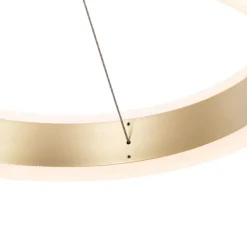 Hängelampe Messing länglich inkl. LED 3-stufig dimmbar 3-flammig - Lyani