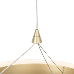 Hängelampe Messing länglich inkl. LED 3-stufig dimmbar 3-flammig - Lyani