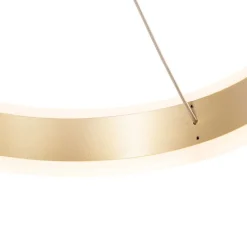 Hängelampe Messing rund inkl. LED 3-Stufen dimmbar 3-Licht - Lyani