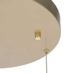 Hängelampe Messing rund inkl. LED 3-Stufen dimmbar 3-Licht - Lyani