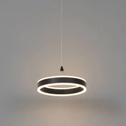 Hängelampe schwarz 30 cm inkl. LED 3-stufig dimmbar - Lyani