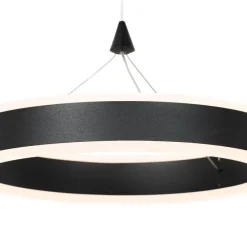 Hängelampe schwarz 30 cm inkl. LED 3-stufig dimmbar - Lyani