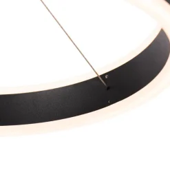 Hängelampe schwarz 30 cm inkl. LED 3-stufig dimmbar - Lyani