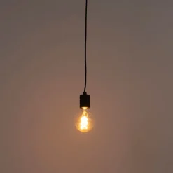 Hängelampe schwarz 1-flammig - Cavalux