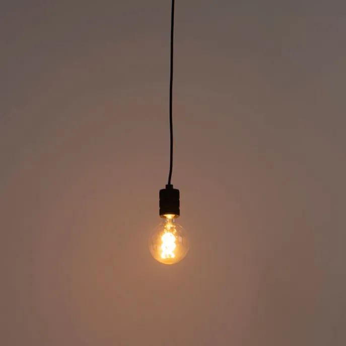 Hängelampe schwarz 1-flammig - Cavalux