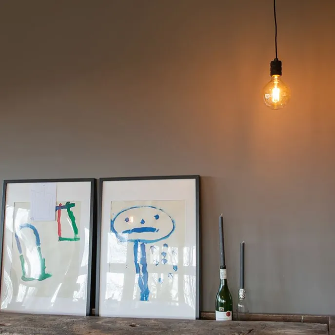 Hängelampe schwarz 1-flammig - Cavalux