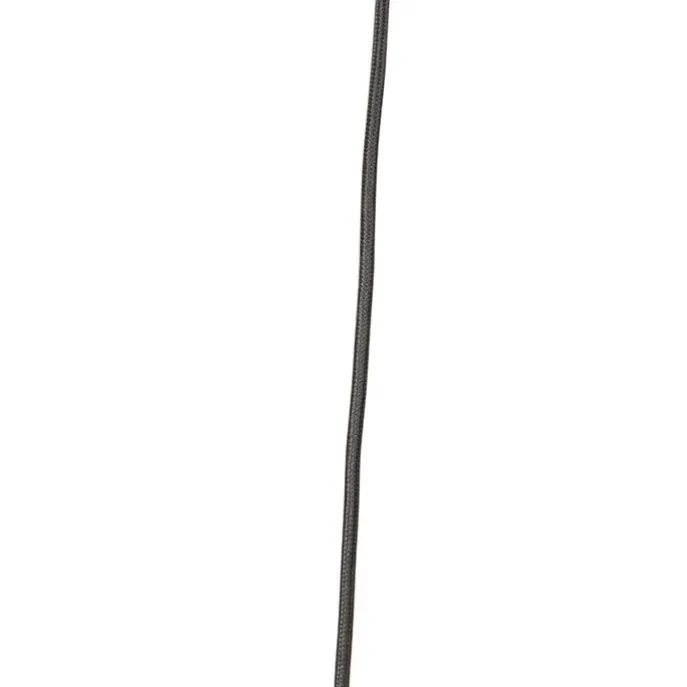 Hängelampe schwarz gold und kupfer rund 3-flammig - Sarella