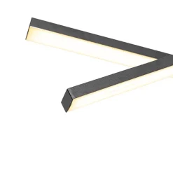 Hängelampe schwarz inkl. LED 3-Stufen dimmbar 6 Lichter - Jolanta