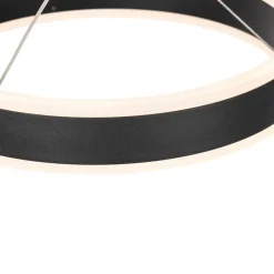 Hängelampe schwarz länglich inkl. LED 3-stufig dimmbar 3-Licht - Lyani