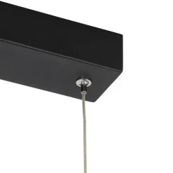 Hängelampe schwarz länglich inkl. LED 3-stufig dimmbar 3-Licht - Lyani