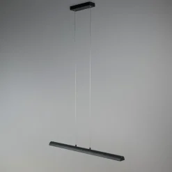 Hängelampe schwarz mit goldener Innenseite inkl. LED - Balo 4