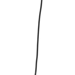 Hängelampe schwarz mit Gold und Rauchglas inkl. PUCC - Zuzanna