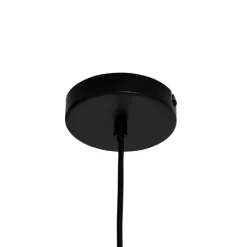 Hängelampe schwarz mit Rauchglas, länglich 8-flammig – Monaco