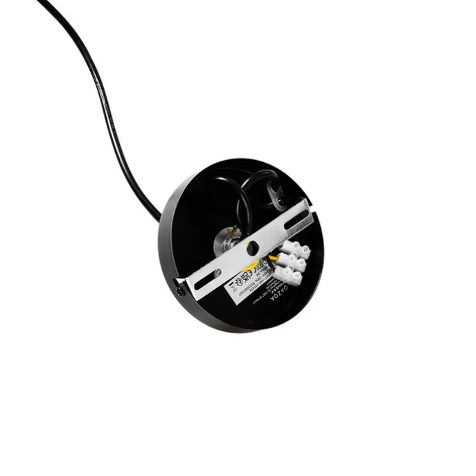 Hängelampe schwarz mit Rauchglas, länglich 8-flammig – Monaco