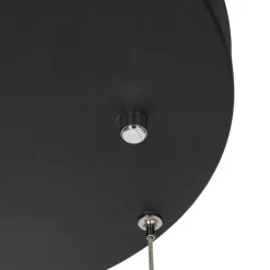 Hängelampe schwarz rund inkl. LED 3-stufig dimmbar 3-Licht - Lyani