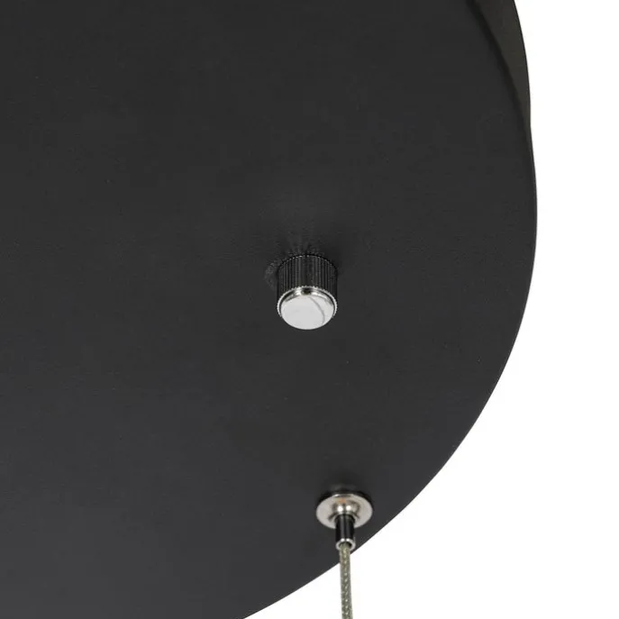 Hängelampe schwarz rund inkl. LED 3-stufig dimmbar 3-Licht - Lyani