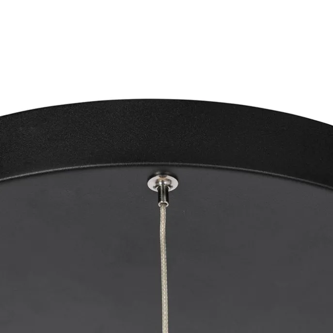 Hängelampe schwarz rund inkl. LED 3-stufig dimmbar 3-Licht - Lyani