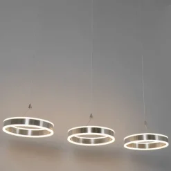 Hängelampe Stahl länglich inkl. LED 3-Stufen dimmbar 3-Licht - Lyani