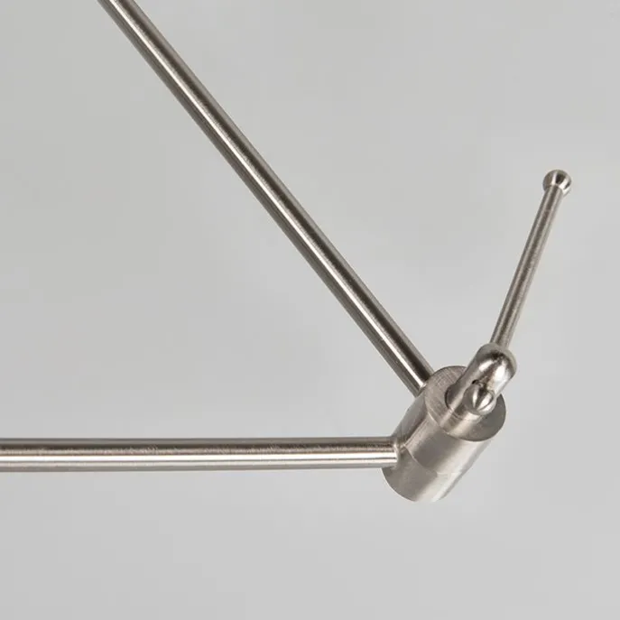 Hängelampe Stahl mit Schirm 35 cm schwarz verstellbar - Blitz II