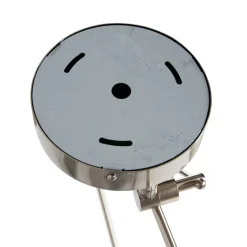 Hängelampe Stahl mit zwei Lampenschirmen 35 cm weiß verstellbar - Blitz II