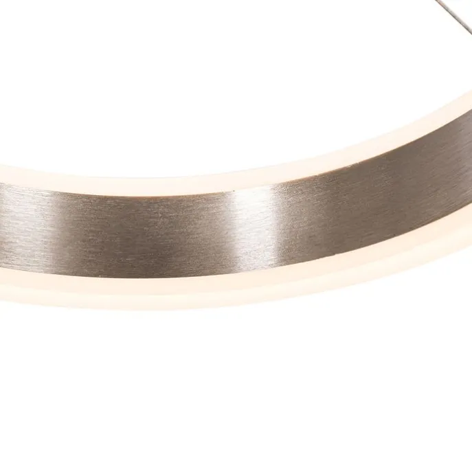 Hängelampe Stahl rund inkl. LED 3-Stufen dimmbar 3-Licht - Lyani