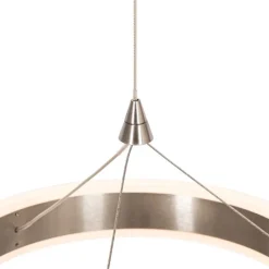 Hängelampe Stahl rund inkl. LED 3-Stufen dimmbar 3-Licht - Lyani