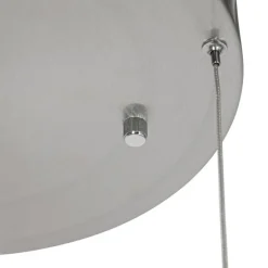Hängelampe Stahl rund inkl. LED 3-Stufen dimmbar 3-Licht - Lyani