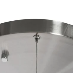 Hängelampe Stahl rund inkl. LED 3-Stufen dimmbar 3-Licht - Lyani