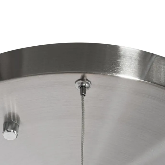 Hängelampe Stahl rund inkl. LED 3-Stufen dimmbar 3-Licht - Lyani