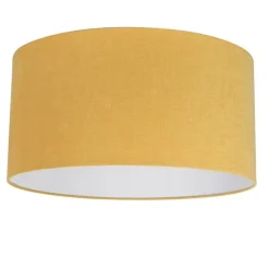 Hängelampe weiß mit gelbem Schirm 50 cm - Combi 1