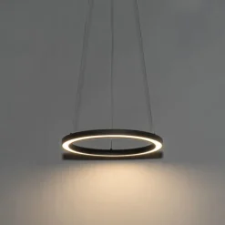 Hängeleuchte schwarz 40cm inkl. LED 3-stufig dimmbar - Girello