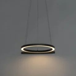 Hängeleuchte schwarz 40cm inkl. LED 3-stufig dimmbar - Girello