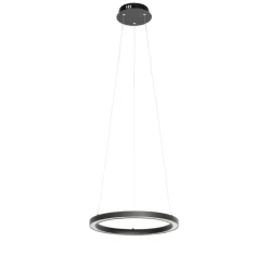 Hängeleuchte schwarz 40cm inkl. LED 3-stufig dimmbar - Girello