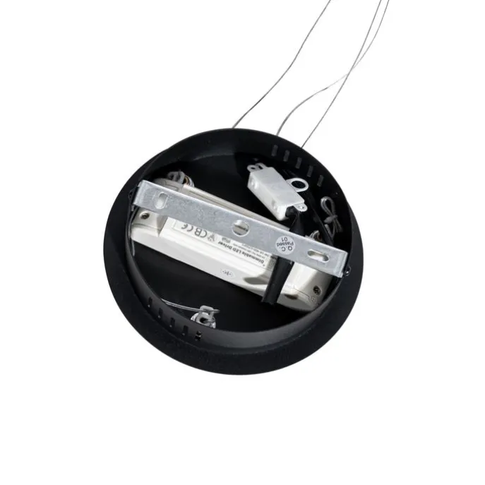 Hängeleuchte schwarz 40cm inkl. LED 3-stufig dimmbar - Girello