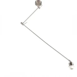 Hängeleuchte Stahl ohne Schirm verstellbar - Blitz I