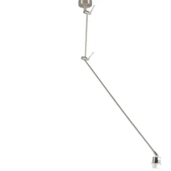 Hängeleuchte Stahl ohne Schirm verstellbar - Blitz I