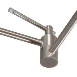 Hängeleuchte Stahl ohne Schirm verstellbar - Blitz I