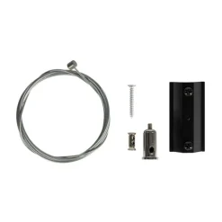 Hängezubehör Schiene schwarz 1-phasig - Iconic