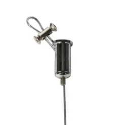 Hängezubehör Schiene schwarz 1-phasig - Iconic