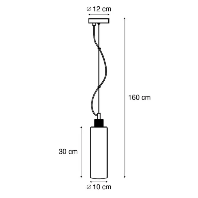 Hotel Chic Hängelampe Dunkelbronze mit bernsteinfarbenem Glas - Stavelot