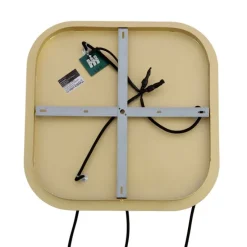 Hotel Chic Hängelampe Messing mit bernsteinfarbenem Glas 3-Licht - Gus