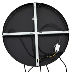 Hotel Chic Hängelampe Schwarz und Gold mit grünem Glas 5-Lichter - Zuzanna