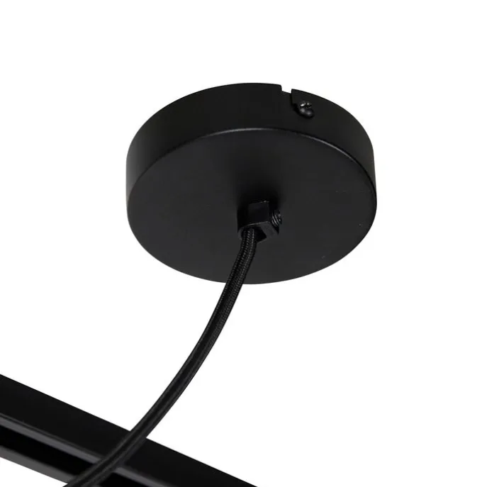 I Stromversorgung mit runder Montageplatte für 1-Phasenschiene schwarz - Iconic