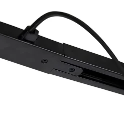 I Stromversorgung mit runder Montageplatte für 1-Phasenschiene schwarz - Iconic