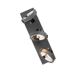 Industrial spot grau verstellbar 3-flammig - Go