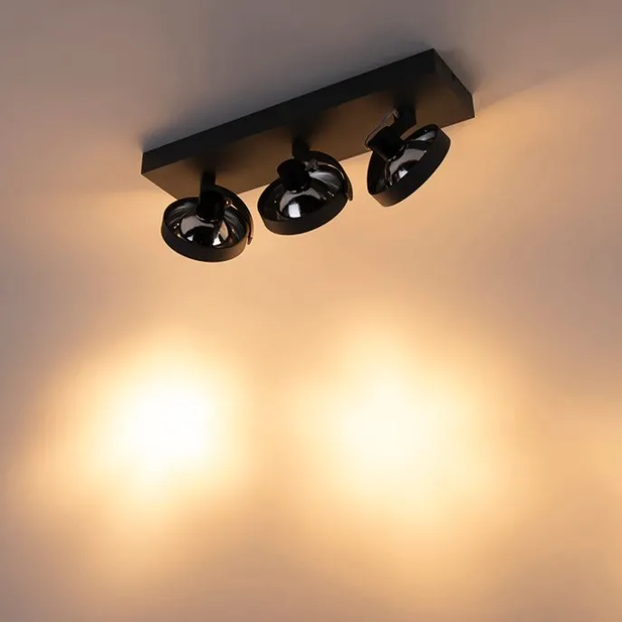 Industrial spot grau verstellbar 3-flammig - Go