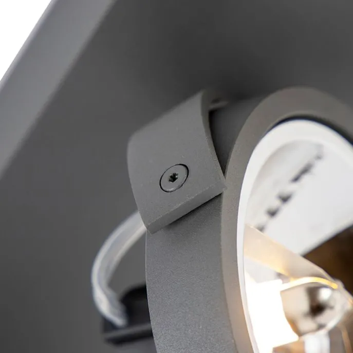 Industrial spot grau verstellbar 3-flammig - Go