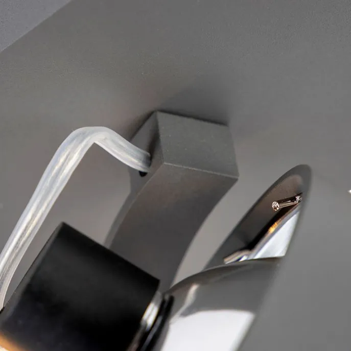 Industrial spot grau verstellbar 3-flammig - Go